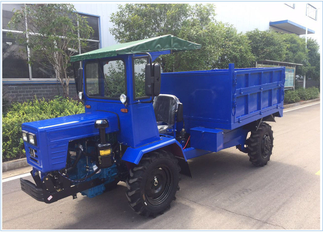농장 4WD 가득 차있는 유압 조타를 위한 도로 덤프 트럭 18HP ATV 떨어져 파란 소형 협력 업체